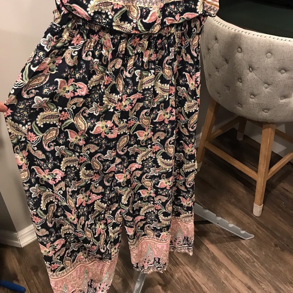 Shein.curve 2XL Paisley jumpsuit